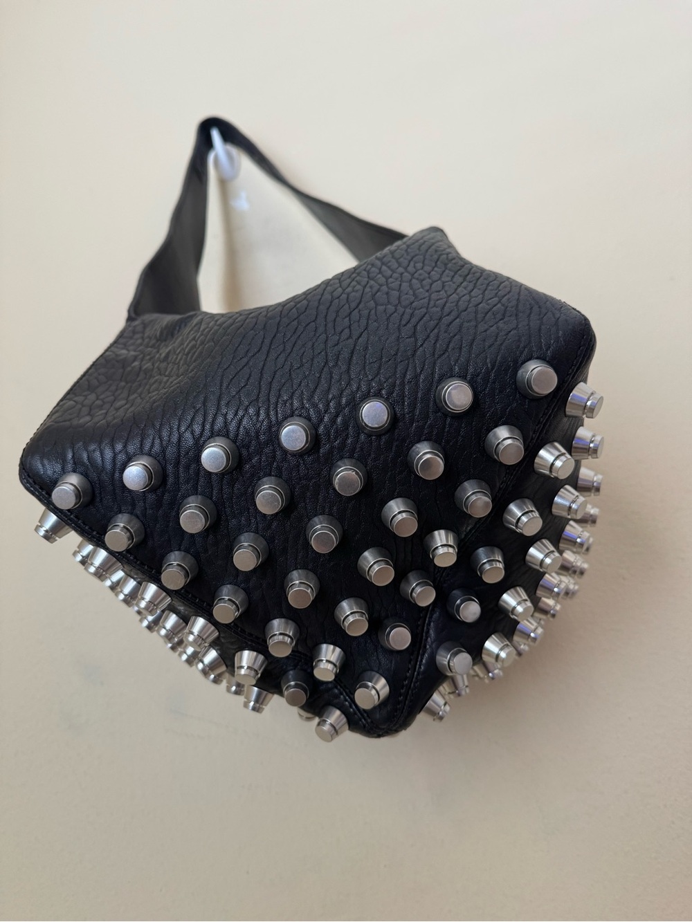Alexander Wang Medium Rex Shoulder Bag Black Leather - Picture 8 of 12